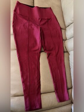 Apt. 9 High-Waist Ponte Leggings in Burgundy